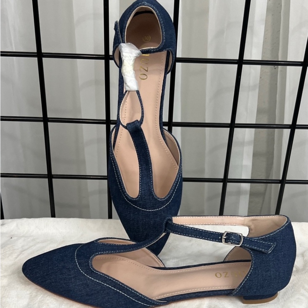 Women's Blue Flats